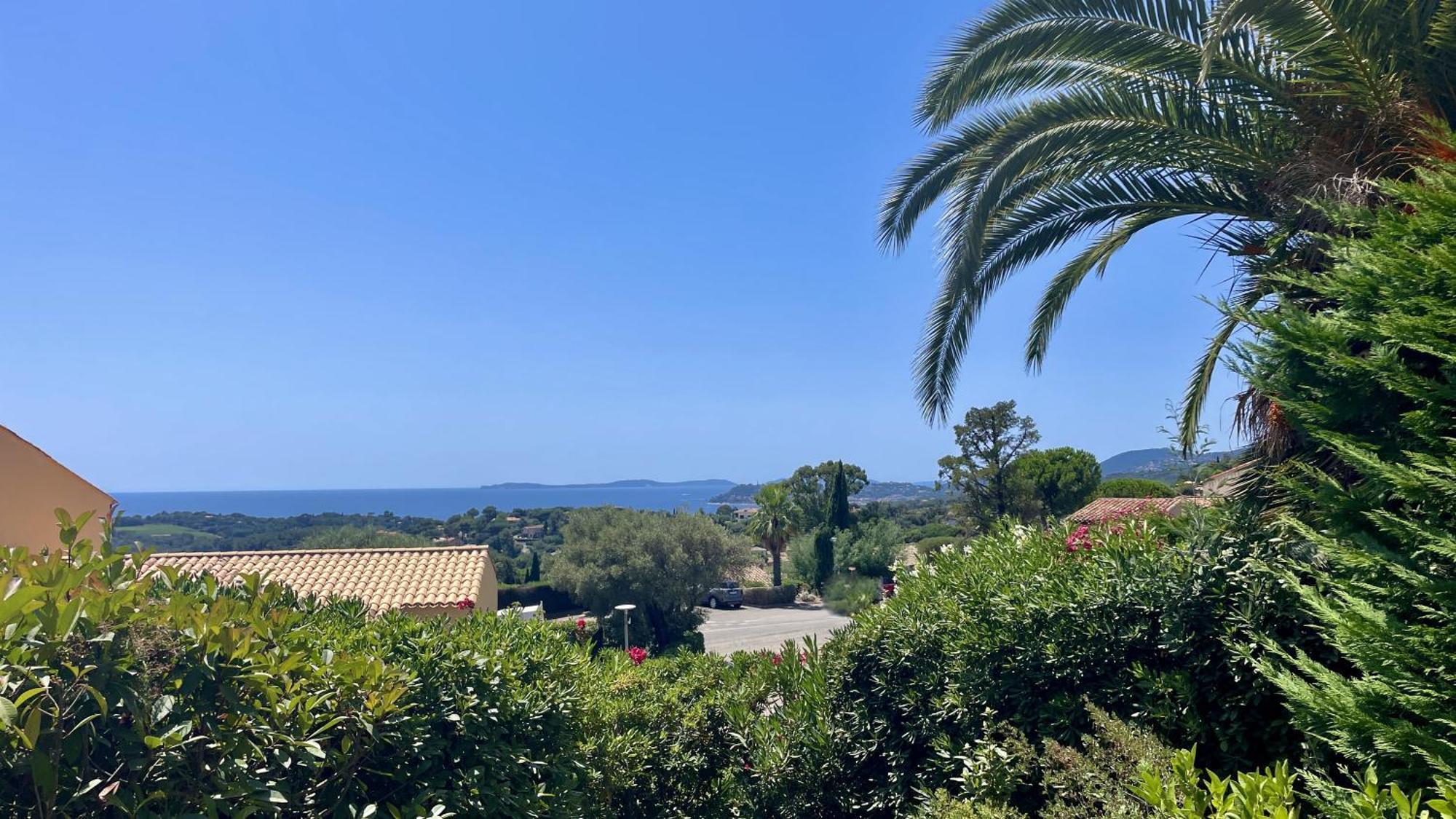 Appartement Rdc Terrasse Vue Panoramique Mer La Croix-Valmer Esterno foto