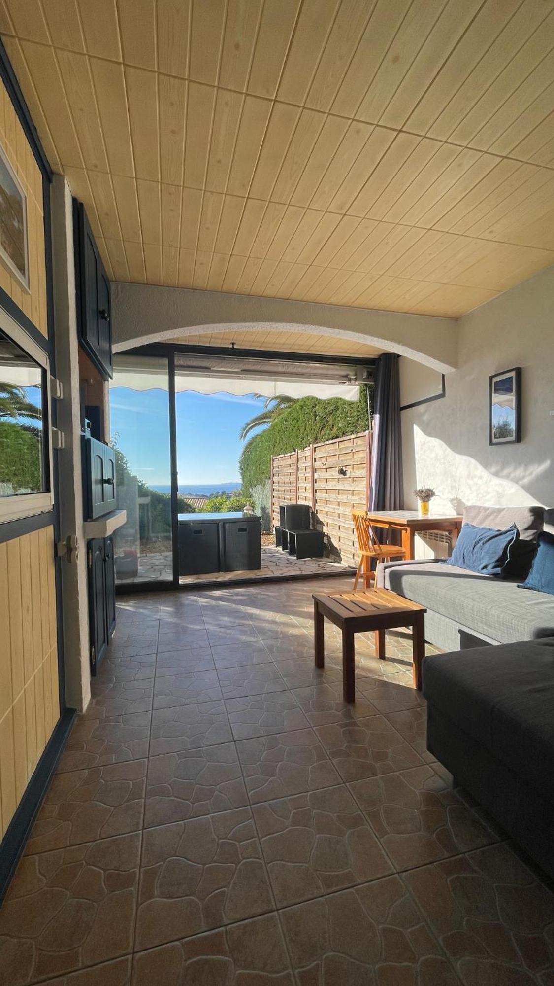 Appartement Rdc Terrasse Vue Panoramique Mer La Croix-Valmer Esterno foto